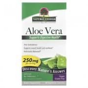 Nature's Answer, алое вера, 250 мг, 90 вегетаріанських капсул